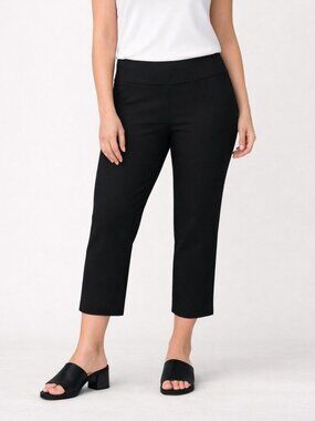 Chico’s Fabulously Slimming Black Ankle Pants – Size 1 Short